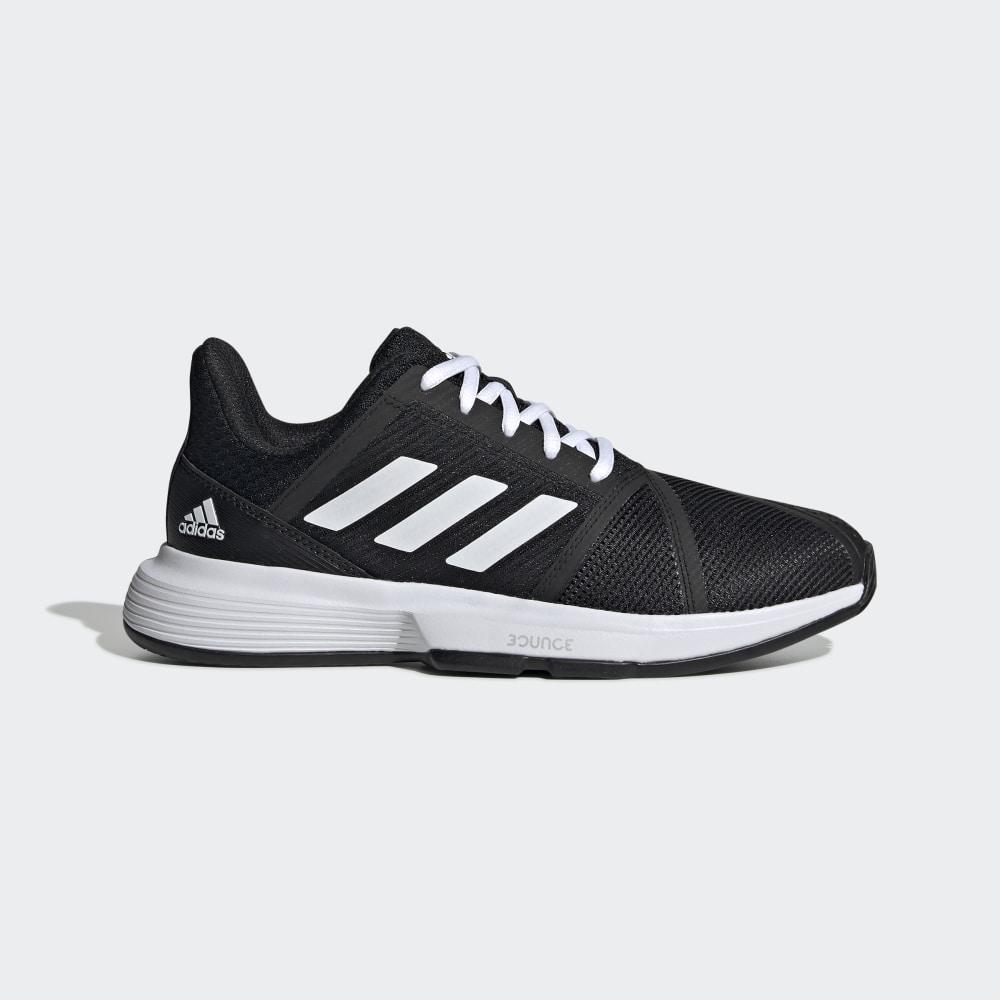 Pantofi Tenis Adidas CourtJam Bounce Dama Romania - Negrii/Albi/Argintii EG1139